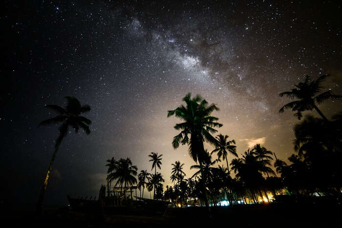 star gazing on beach in goa