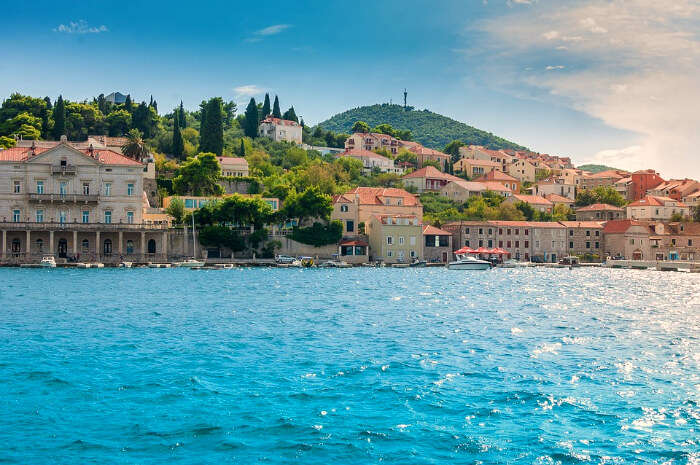 blue waters in Croatia