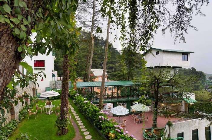 Exterior of Honeymoon Inn Shimla