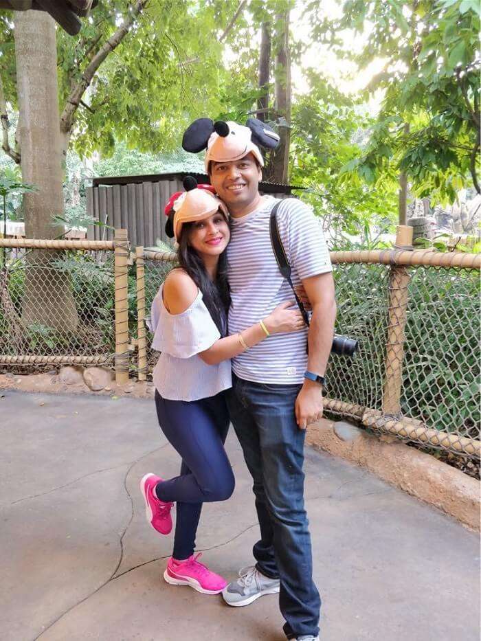 isha aggarwal hong kong family trip: with her husband in disneyland