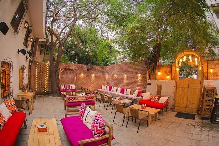dine at Nukkad, one of the best cafes in delhi