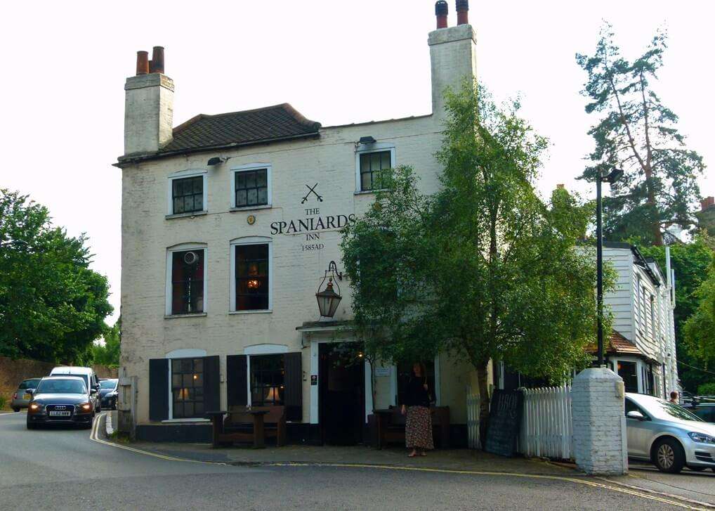 a haunted hotel from outside