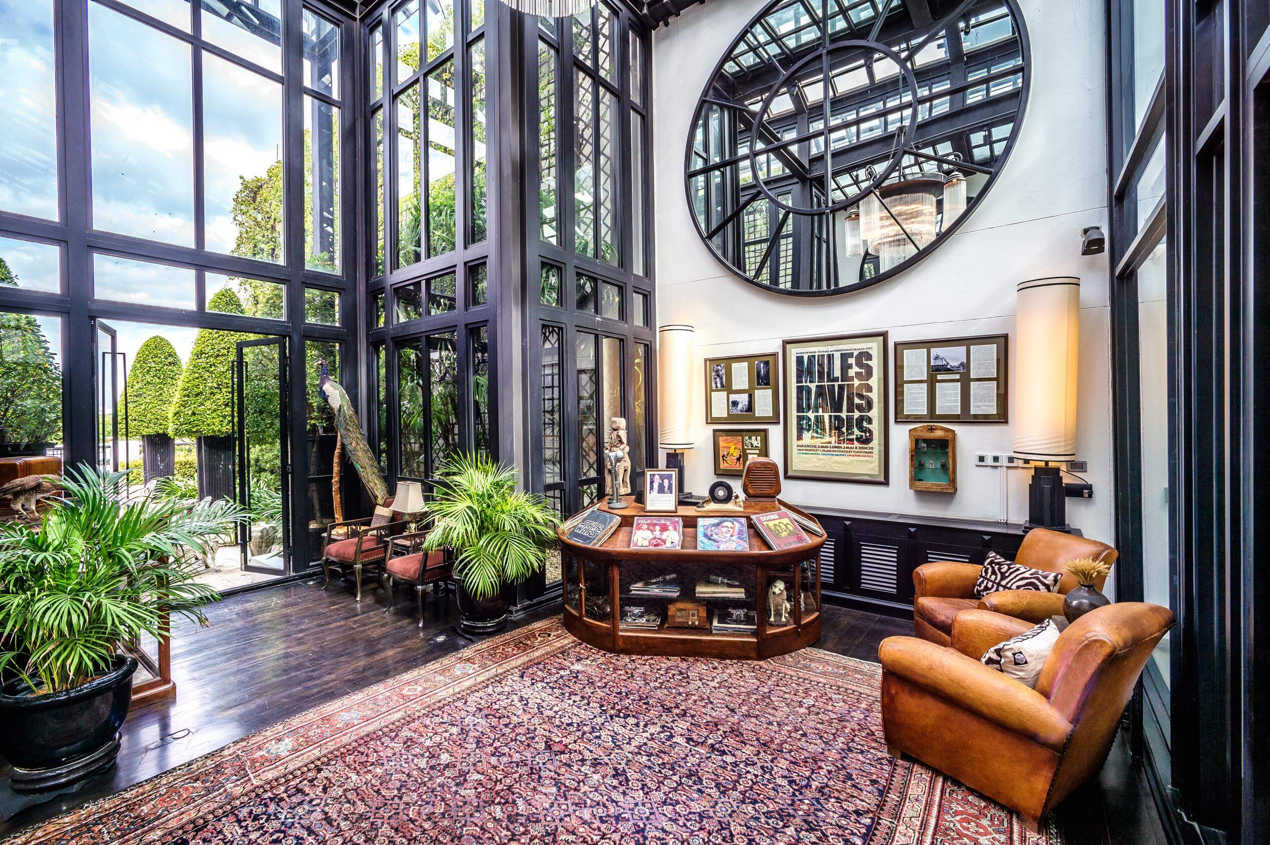 a beautiful living room of a luxurious hotel