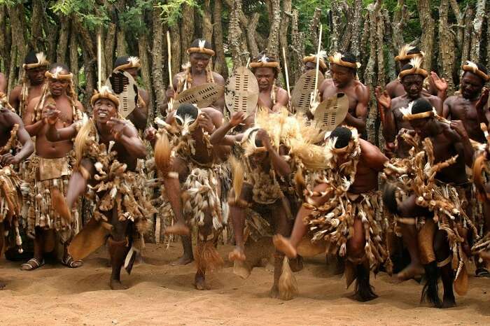 Tribal Dance In South Africa