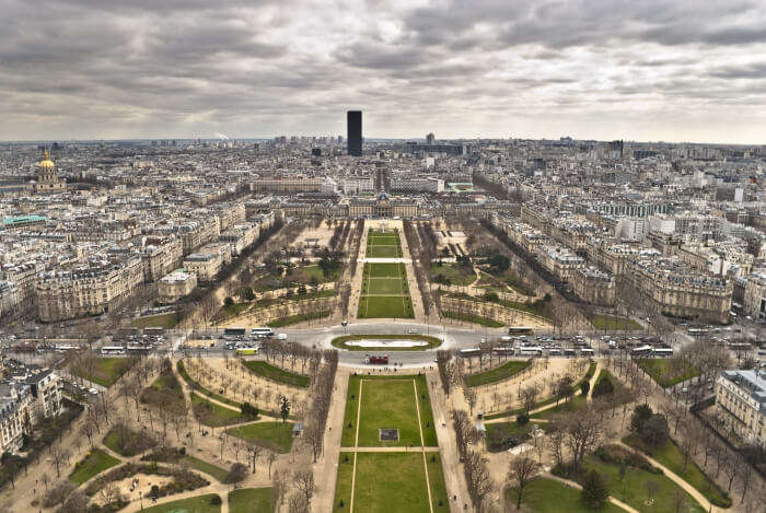 view from the eiffel tower