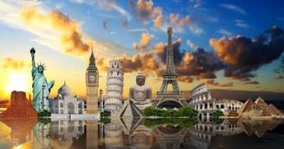 World's monuments in a picture