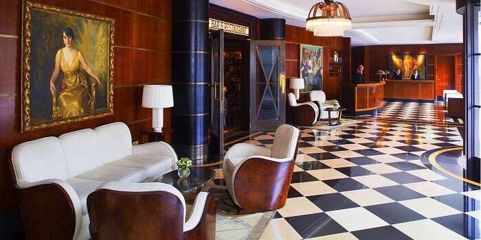 beaumont hotel lobby london