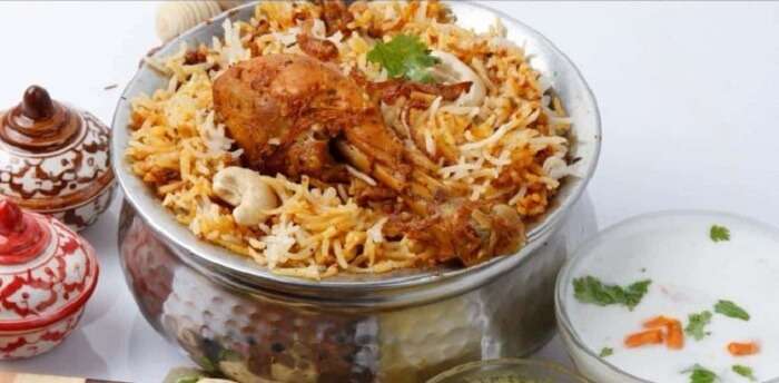 hyderabadi biryani dish