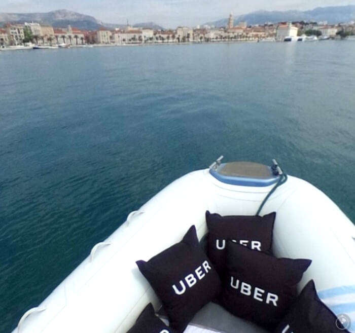 uberboat ride in croatia