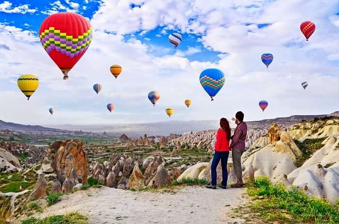 Hot-Air Balloon In Cappadocia
