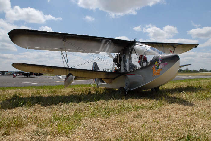 a light airplane