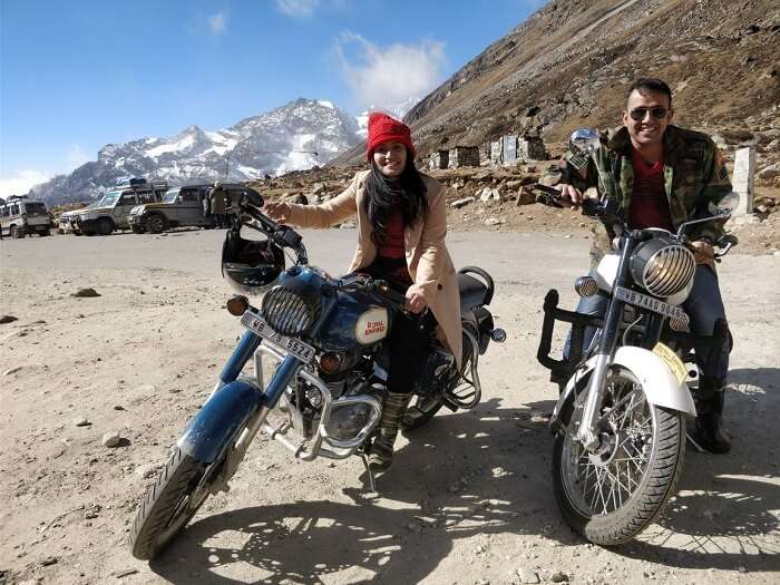 biking to lachung