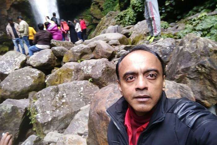 Shantanu northeast trip- Khangchendzonga waterfall 