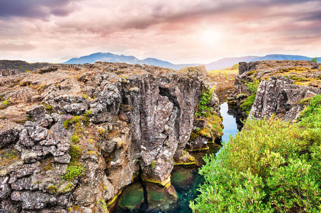 the gorgeous Thingvellir National Park