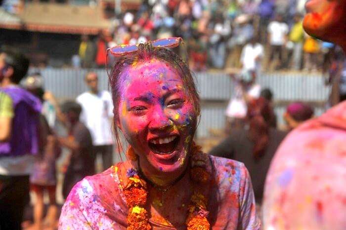 holi festival in nepal