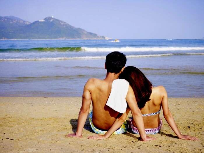 couple at beach