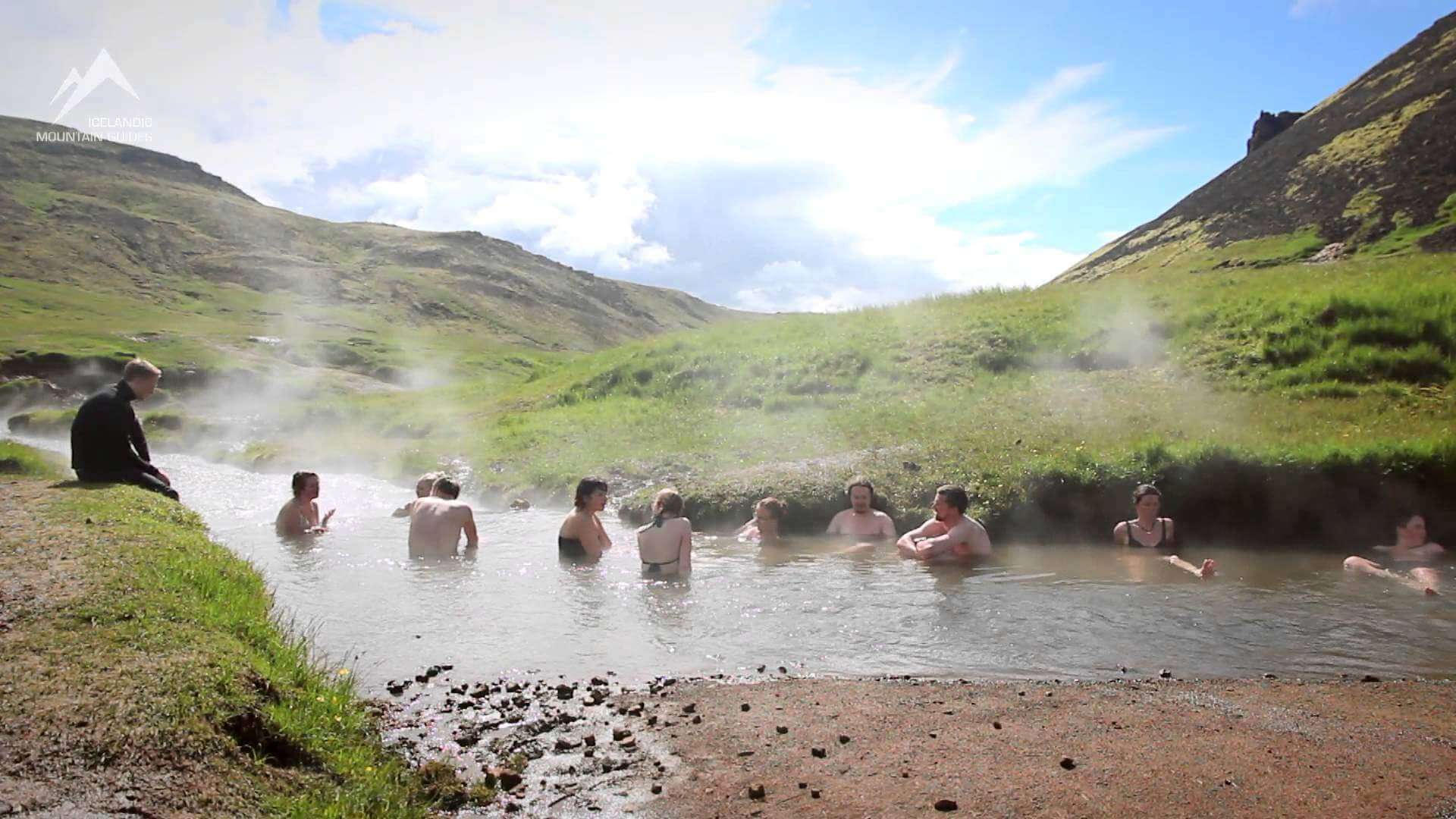 Hot Pools in the Westfjords of Iceland - a Selection of t