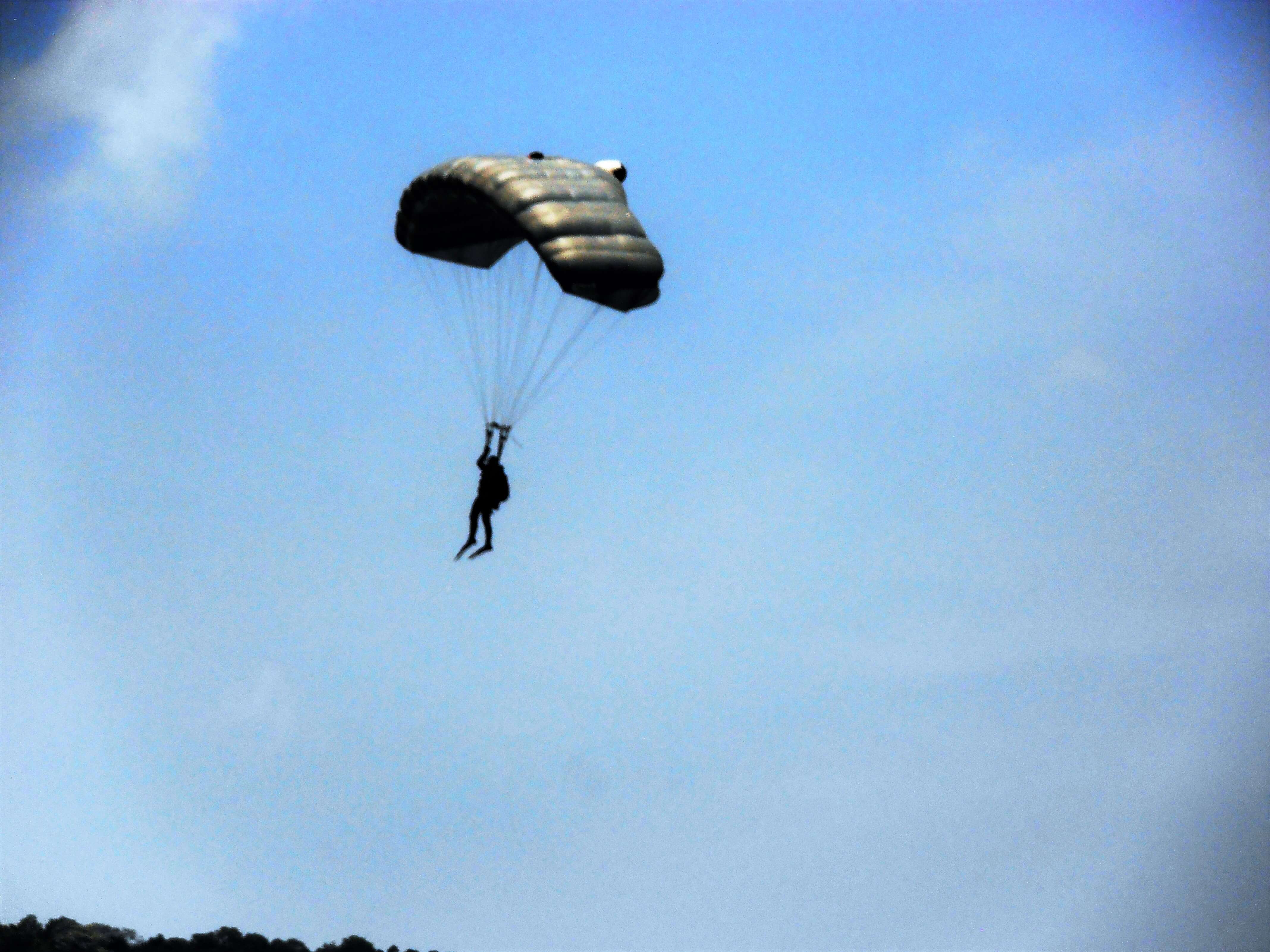 a man parasailing