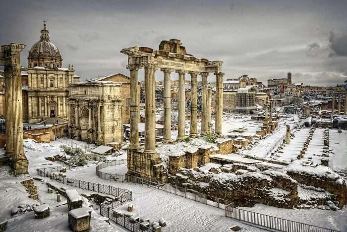 La neve a Roma