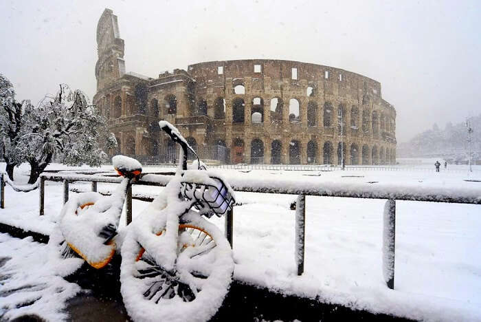 rome colosseum bike