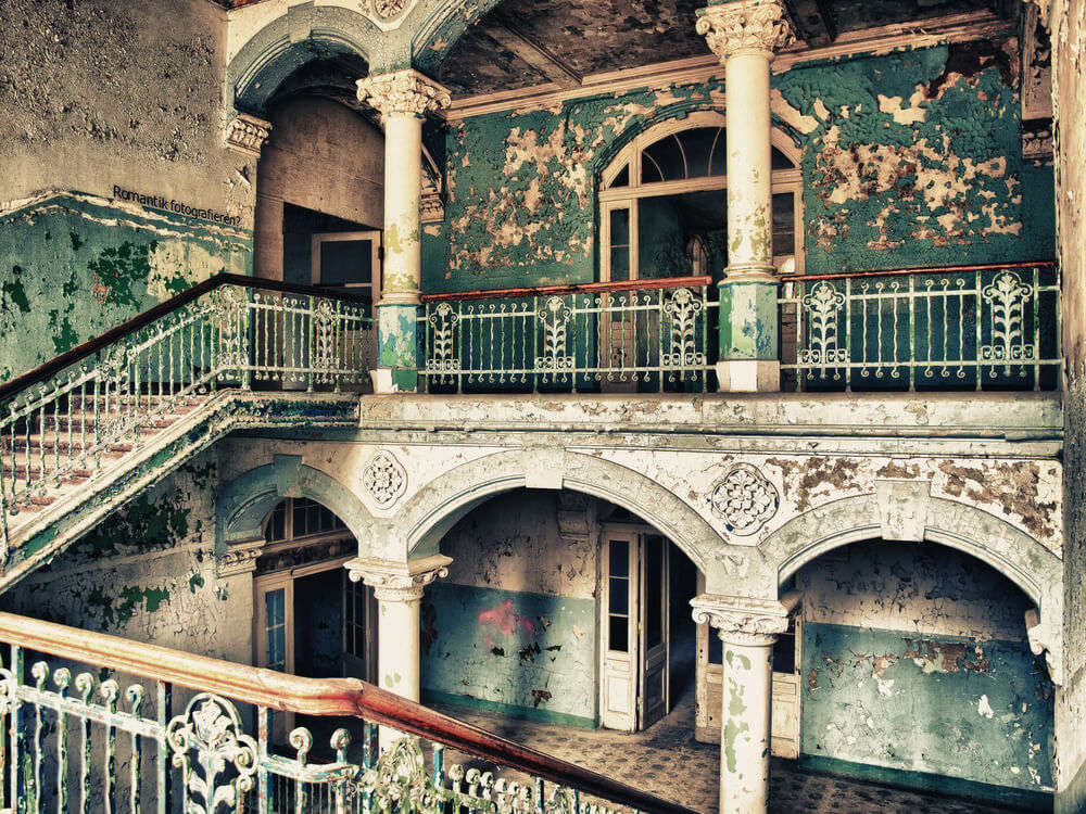 inside a creepy hospital