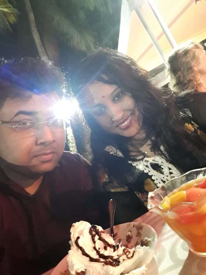 Himanshu honeymoon trip to Mauritius: christmas party