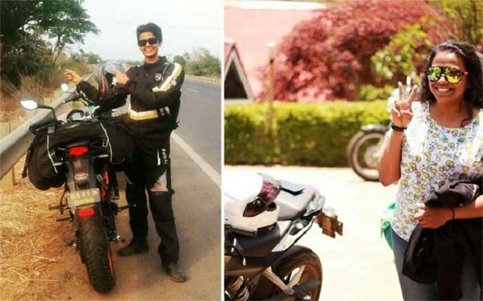 Women bikers in India