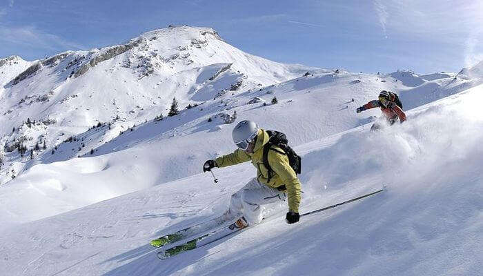 Go Skiing At Mt. Titlis