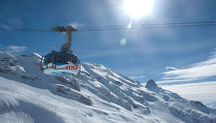 Cable Car In Mt. Titlis