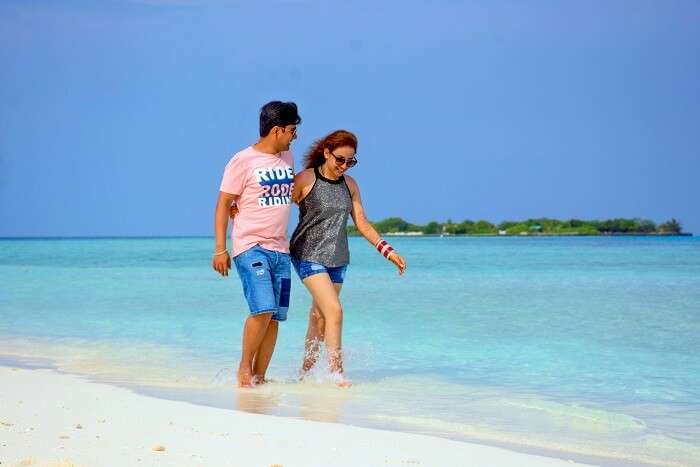 ankit wadhwa maldives honeymoon: photoshoot beach walk