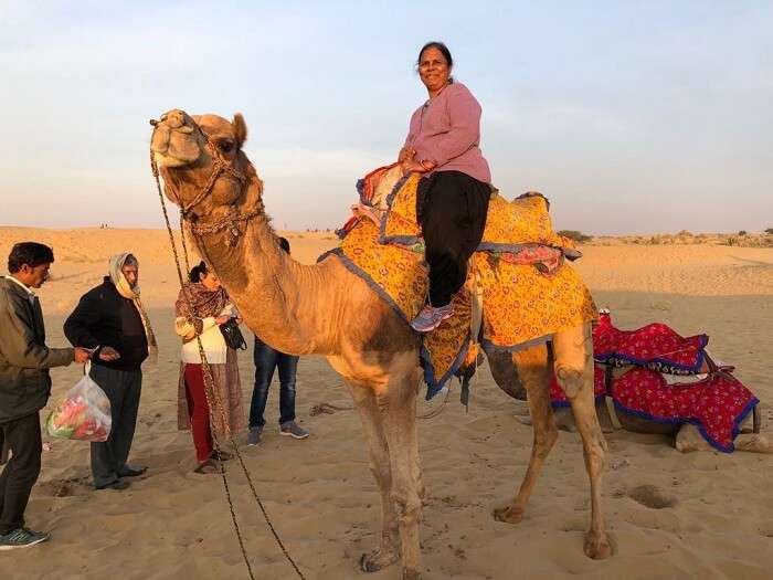 camel ride in jaisalmer