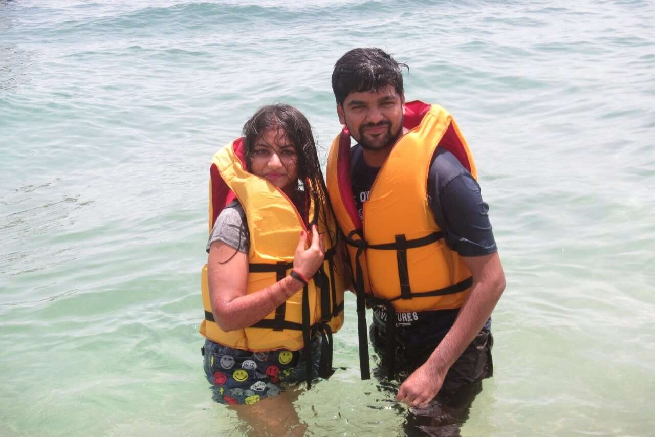 tushar honeymoon trip to Bali: watersports in bali