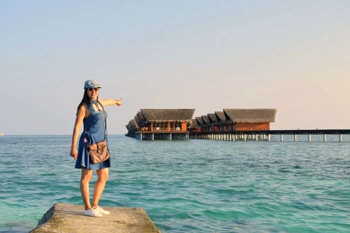 sushmita maldives honeymoon: sushmita in maldives