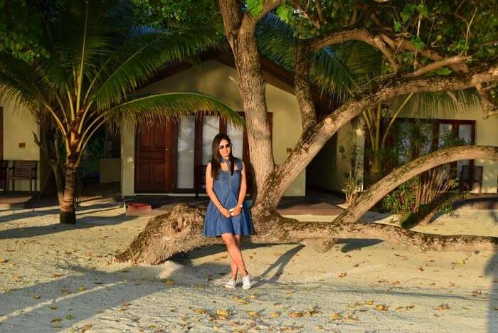 sushmita maldives honeymoon: day 1 exploring room