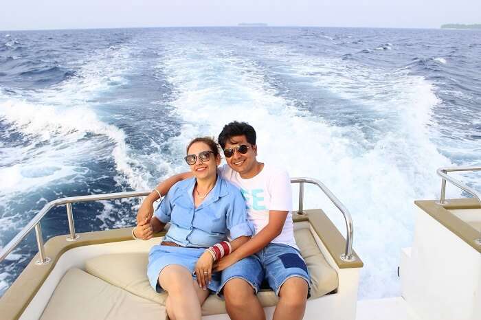 ankit wadhwa maldives honeymoon: priyankit dolphin cruise