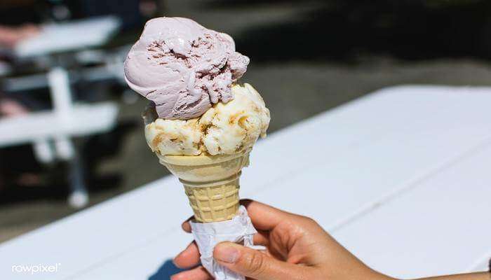 Munch on the Czech Donut Ice Cream Cone