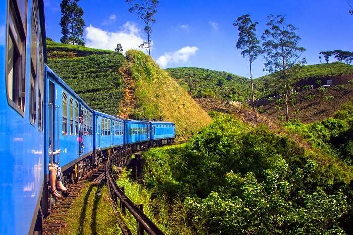 Ride That Cute Train Around Ella in sri lanka