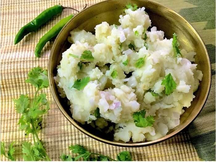 aloo pitika assamese food