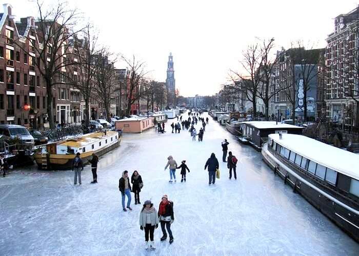 Temperature Drops In Amsterdam