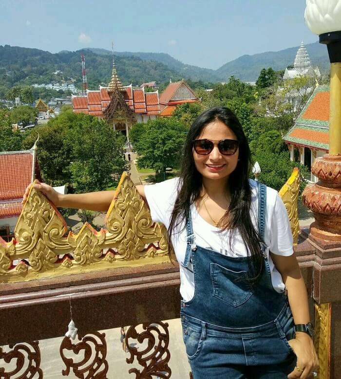 Female traveler in Thailand