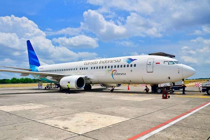 Denpasar airport Bali - garuda Indonesia flight