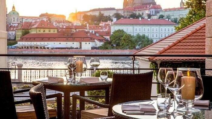 view from four seasons prague