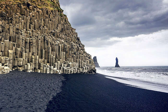 iceland black sand beach