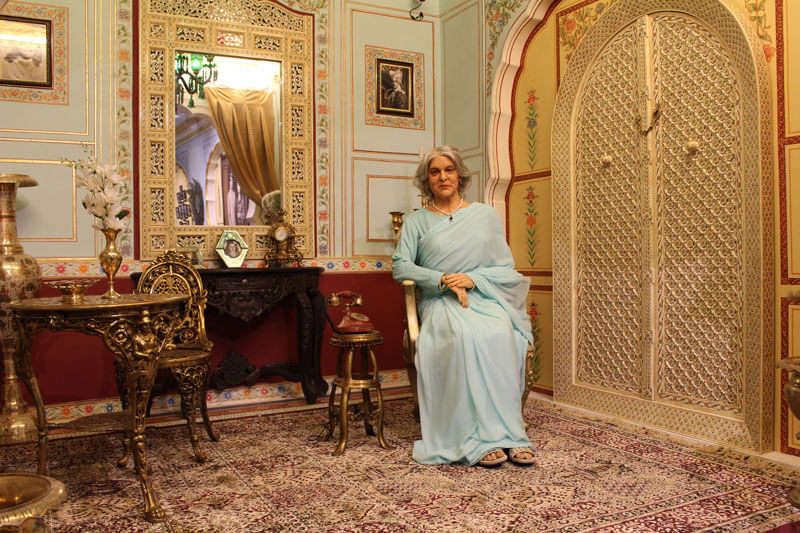 wax statue of the rajmata