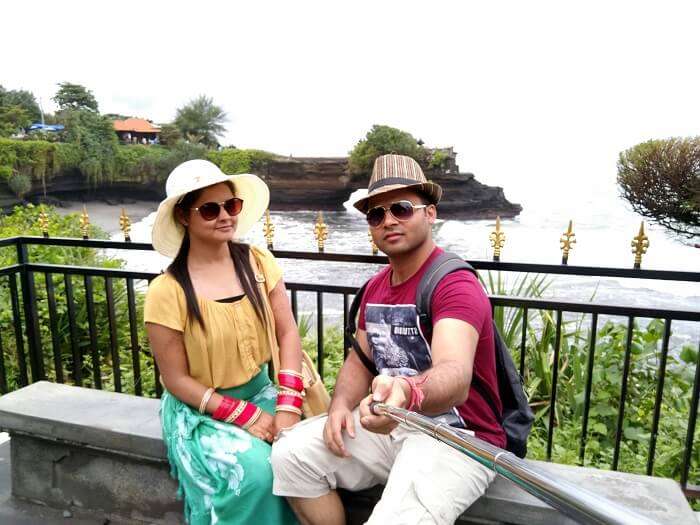 Couple at Tanah Lot Bali