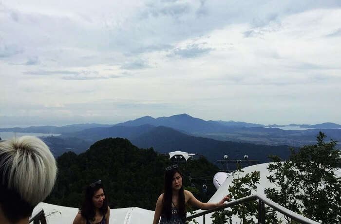 Cable car ride in Langkawi