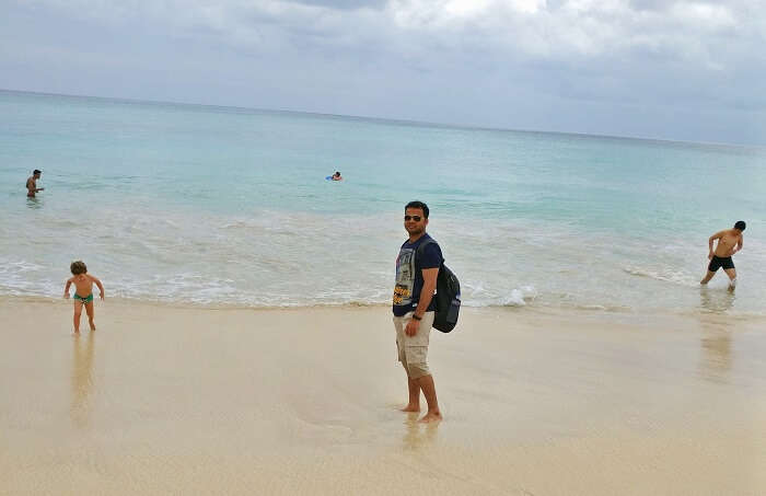 Male Traveler in Bali