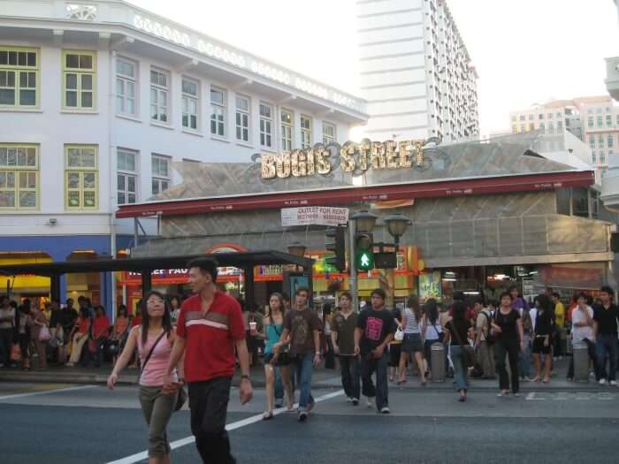 Bugis Street in Singapore