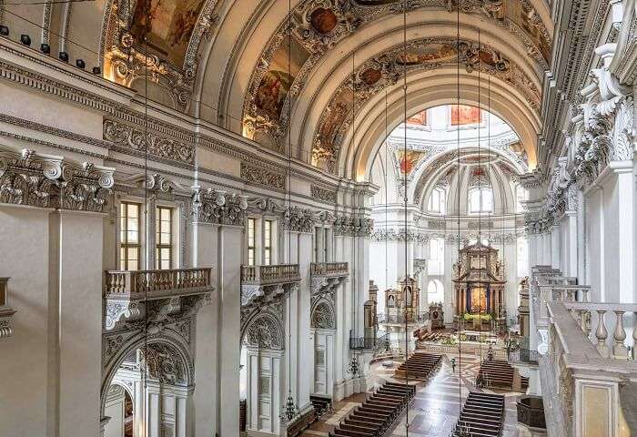 Enjoy the sights of Baroque influence at Salzburg Cathedral