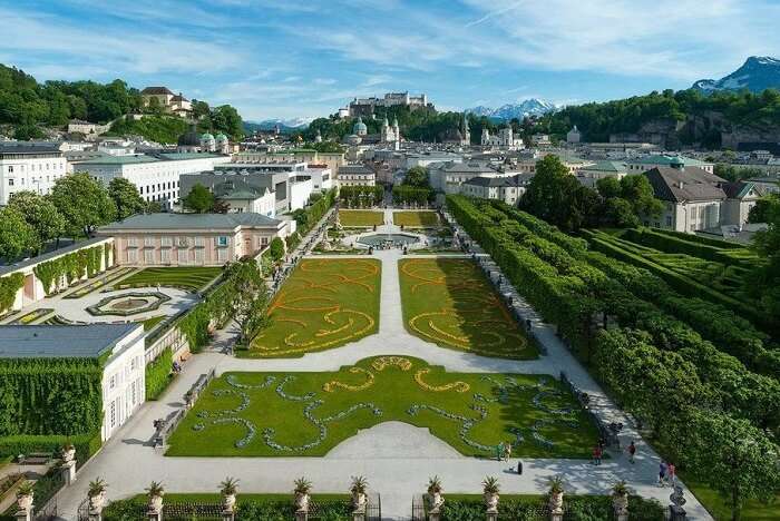 Go for a stroll in the Mirabell Gardens salzburg